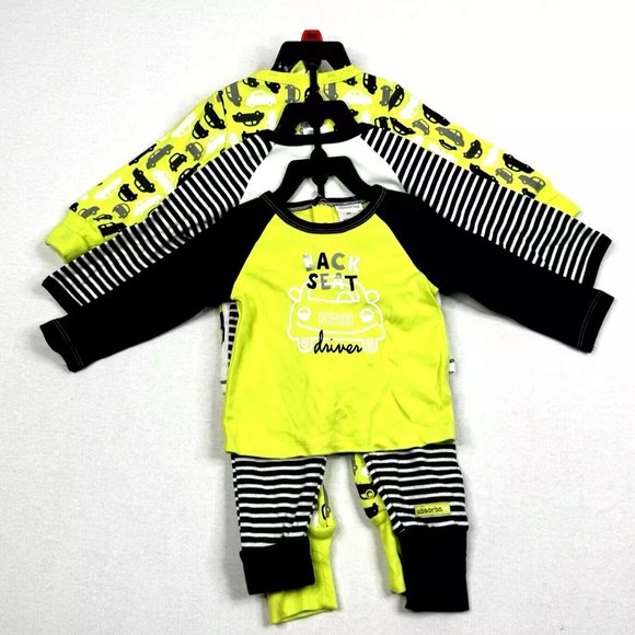 NEW Absorba Baby Boy's 5 Piece Set Size 9 Months Bodysuit 2 Tops Pants Socks - Picture 3 of 6